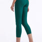 Feel Like Skin Elastic Waistband Cropped Yoga Leggings
