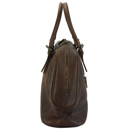 Zaira Leather Handbag - Stellar Real