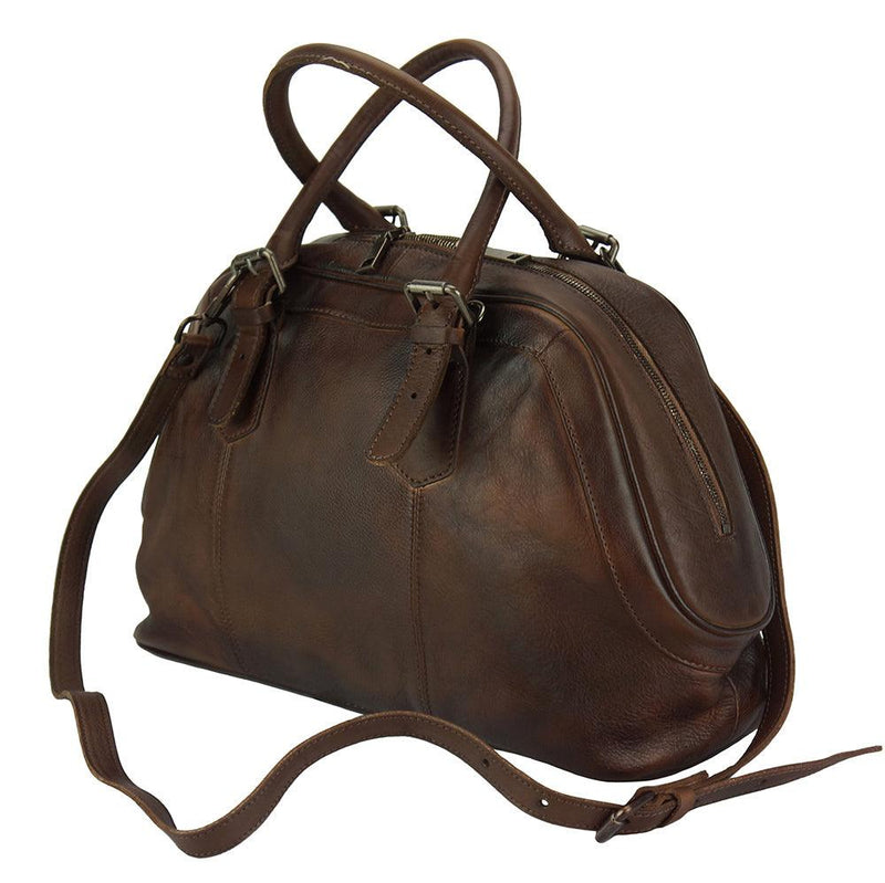 Zaira Leather Handbag - Stellar Real