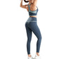Knitting Hips Stretch Fitness Sports Yoga 2 Piece Set