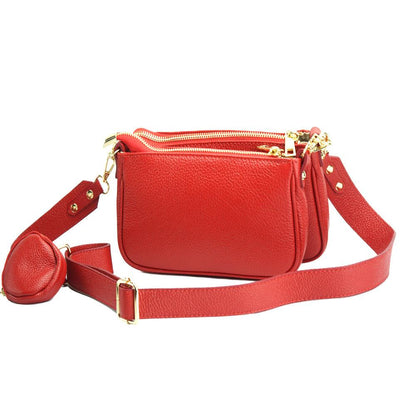 Sesbania leather Shoulder bag - Stellar Real