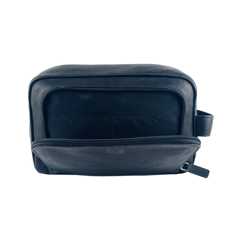 K0025AB | Beauty Case - Genuine Leather Col. Black-5