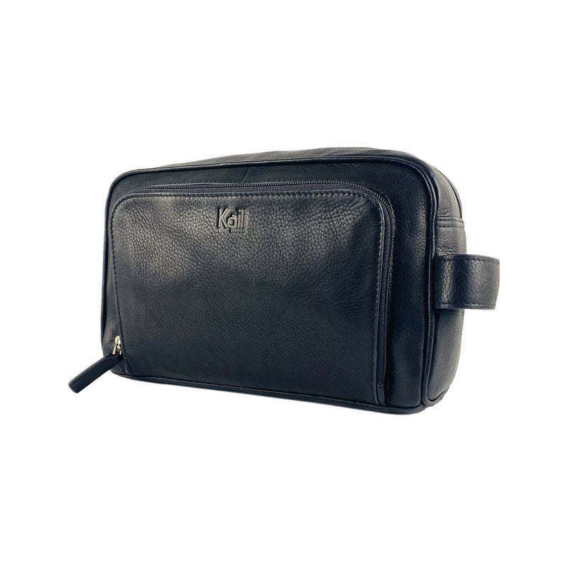 K0025AB | Beauty Case - Genuine Leather Col. Black-0