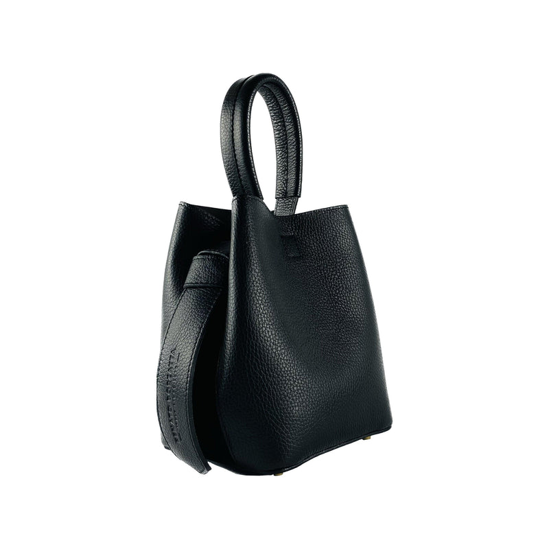 RB1006A | Women's Bucket Bag with Shoulder Bag in Genuine Leather | 16 x 14 x 21 cm-4