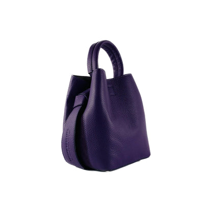 RB1006Y | Women's Bucket Bag with Shoulder Bag in Genuine Leather | 16 x 14 x 21 cm-3