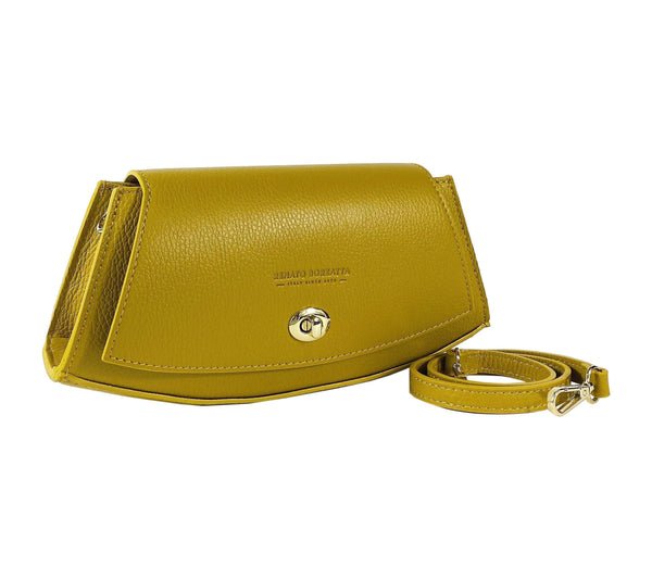 RB1009AR | Woman Shoulder Bag in Genuine Leather | 20 x 15 x 9 cm-0