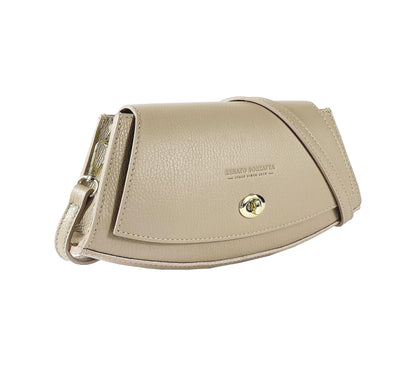 RB1009AU | Woman Shoulder Bag in Genuine Leather | 20 x 15 x 9 cm-0