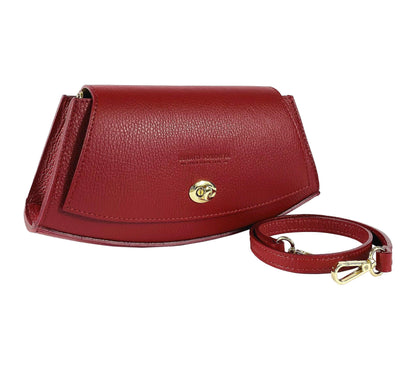 RB1009V | Woman Shoulder Bag in Genuine Leather | 20 x 15 x 9 cm-0