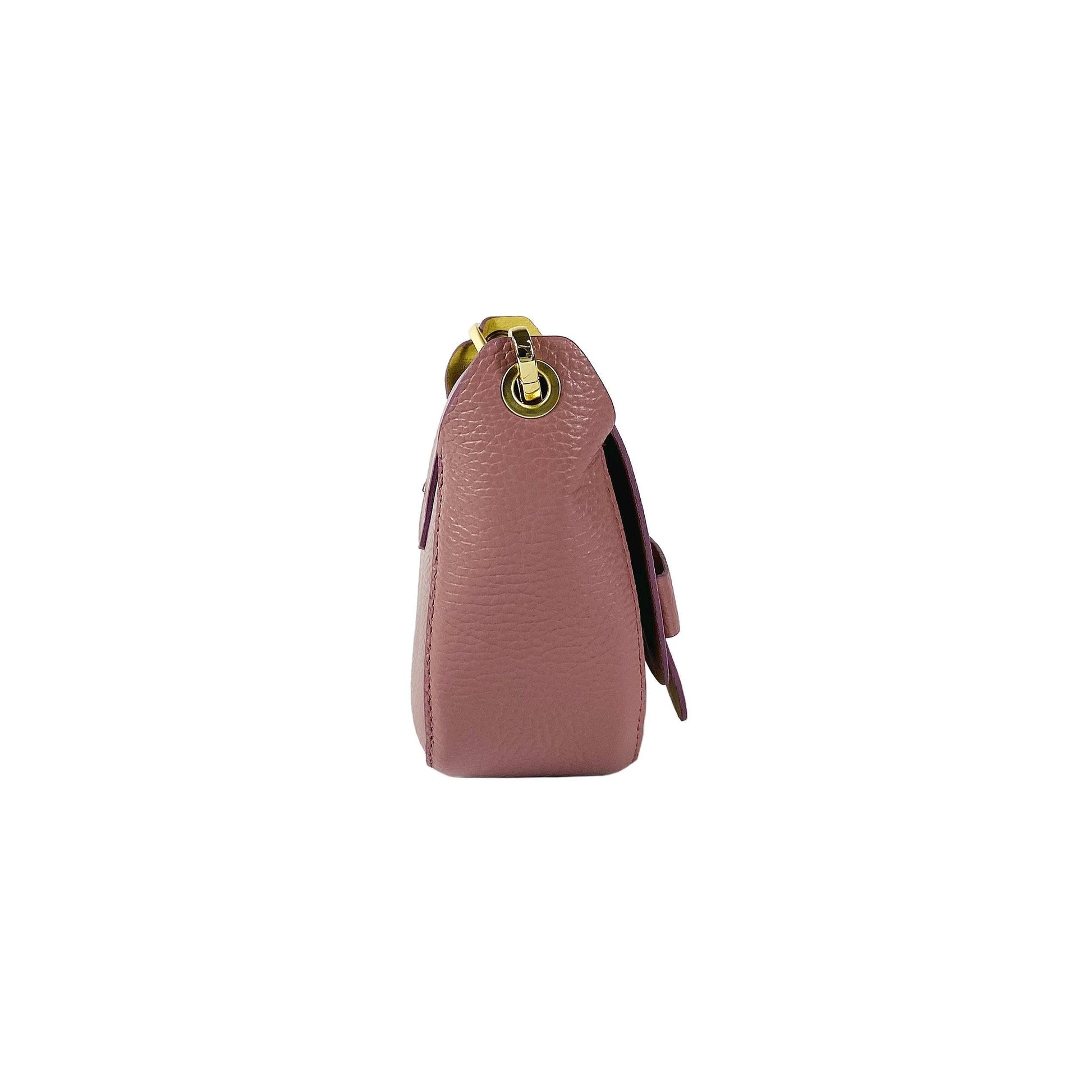 RB1010AZ | Women's Shoulder Bag in Genuine Leather | 21 x 17 x 8 cm-3