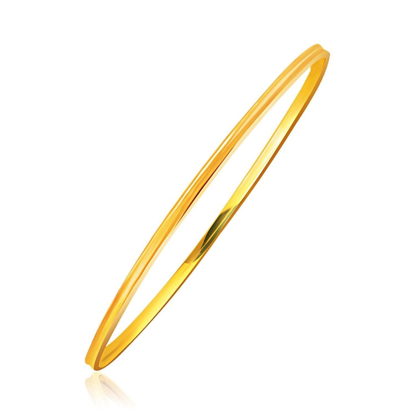 14k Yellow Gold Stackable Bangle