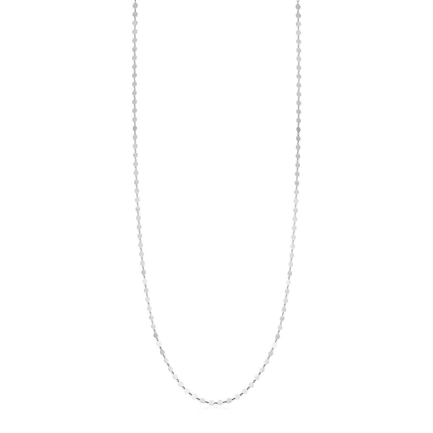 Sterling Silver Mirror Link Necklace - Stellar Real