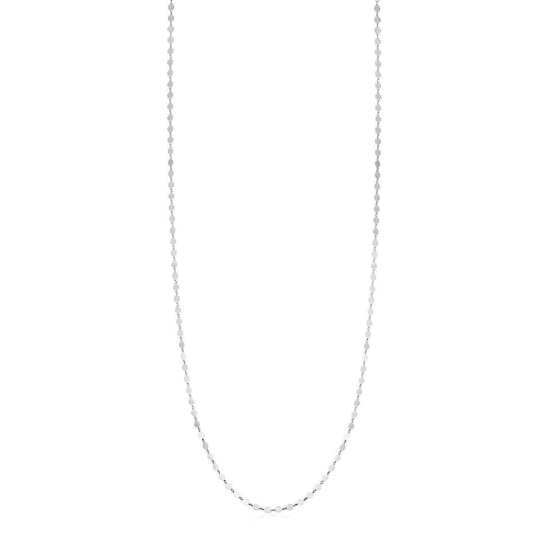 Sterling Silver Mirror Link Necklace - Stellar Real
