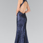Jewel Embellished Sequin Long Dress GLGL2217-9