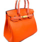 Epsom leather cowhide leather designer handbag 30