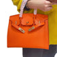 Epsom leather cowhide leather designer handbag 30