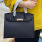 Epsom leather cowhide leather designer handbag 30