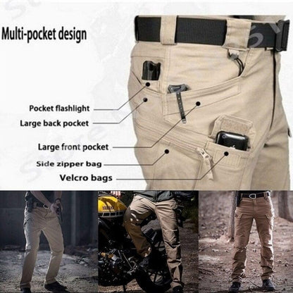 Men's Breathable Tactical Cargo Pants - Stellarreal